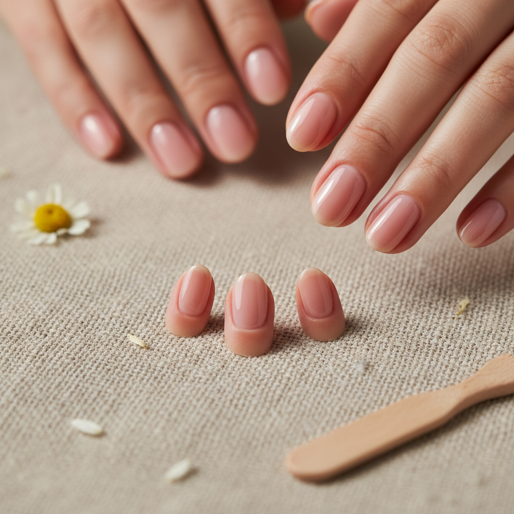 Mooie handen met verzorgde nagels